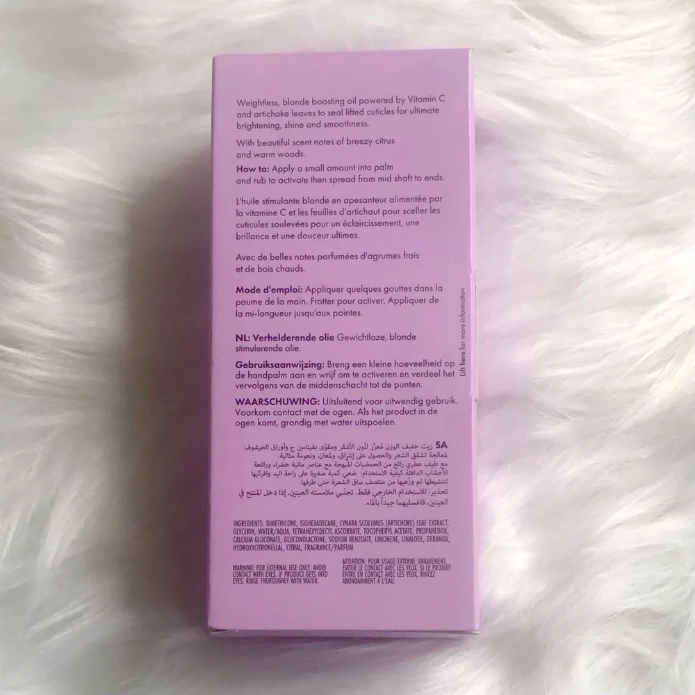 FEKKAI Blonde Rx Brightening Oil – Pink